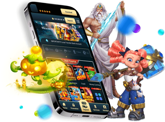 Đa dạng các biểu tượng trò chơi casino như máy đánh bạc, bài, roulette